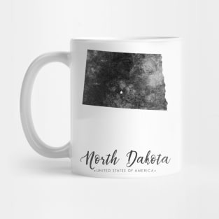 North Dakota state map Mug